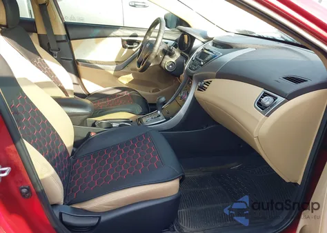 2013 Hyundai Elantra Gls from USA, damaged, VIN 5NPDH4AE4DH424463